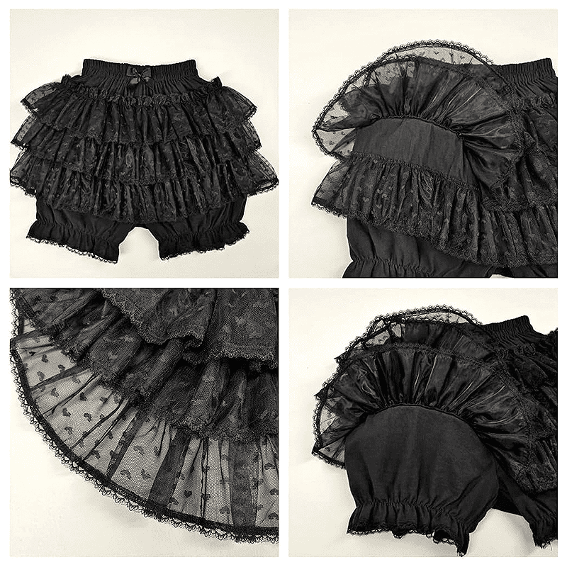 spitzenrock, spitzenshorts, kawaii rock, japanischer rock