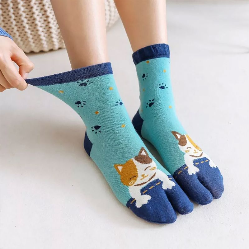 Tabi-Socken, Socken mit geteilten Zehen