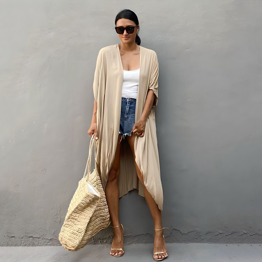 Beach-Cover-Up-Kimono-KIMONOMO-khaki-1 [problembo.com]