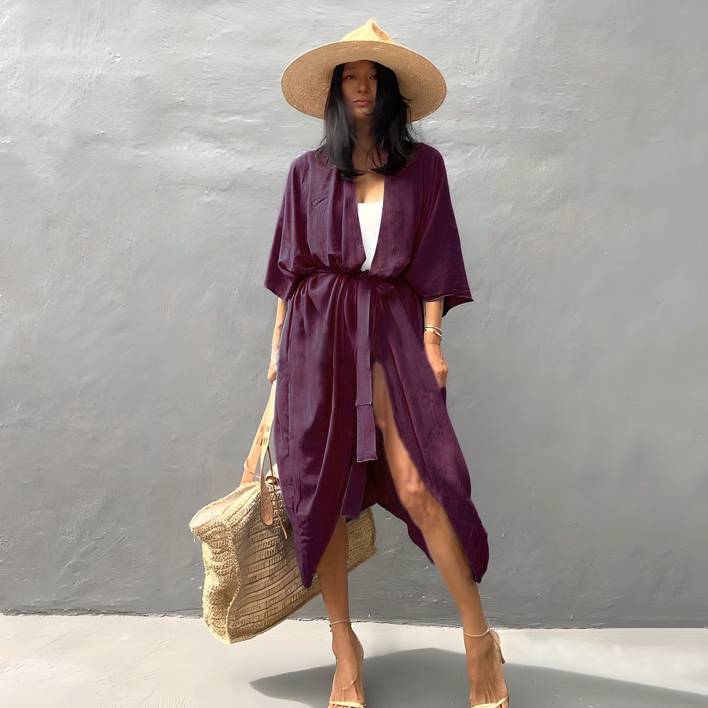 Beach-Cover-Up-Kimono-KIMONOMO-purple-1 [problembo.com]