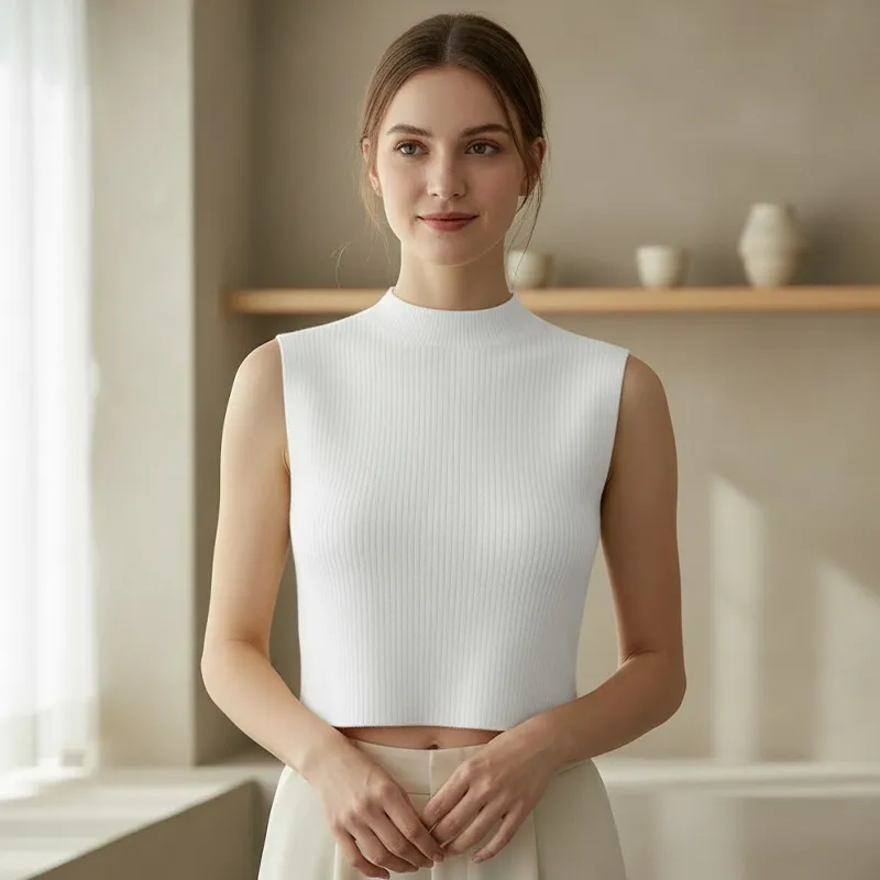 tank top, women tank top, sleeveless top, knitted tank top